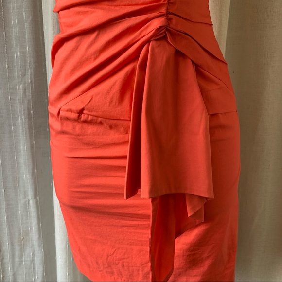 CLUSE CORAL RUFFLE STRAPLESS MINI DRESS S - Picture 5 of 9